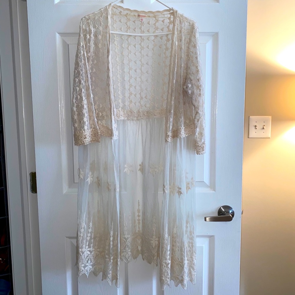 Xhilaration Boho Lace Cardigan
